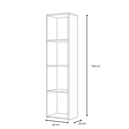 Shelving Unit LONI 160x40 Cm - Color Gray
