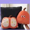 Cartoon Pumpkin Plush Cushion For Sofa Bed Office Car Lumbar Girls Sleep Support