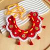 New Year Neckwear: Pet Gaiter & Scarf for Cats & Dogs - Festive Knit Collar for Chinese New Year