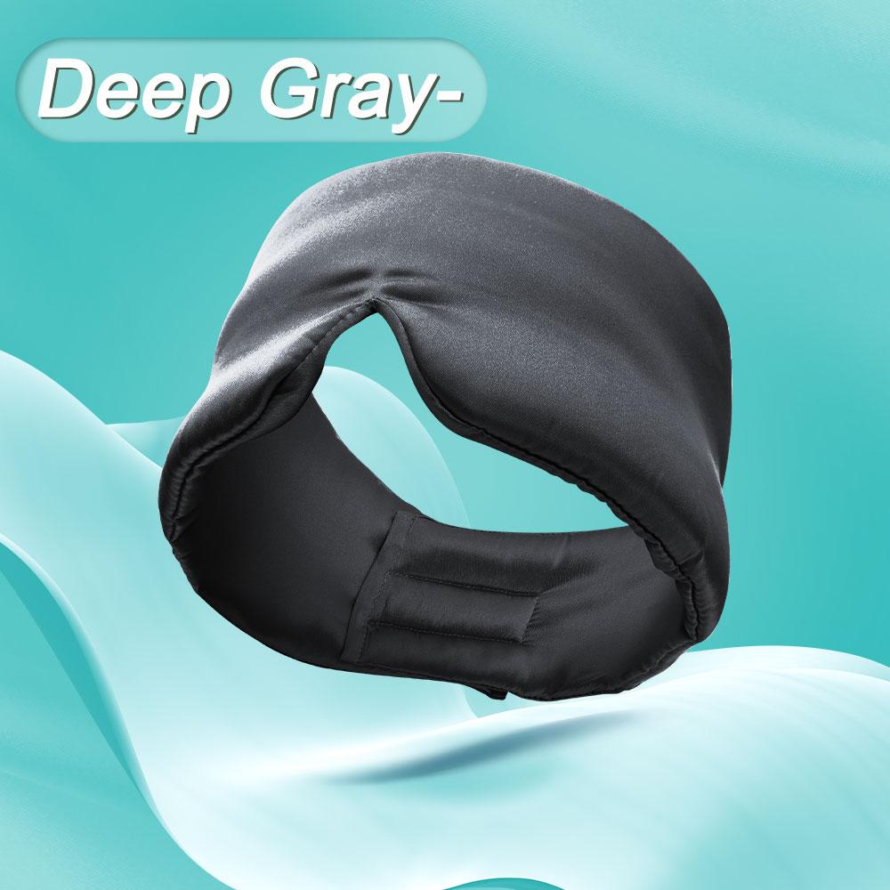 Masque de nuit 100% Soie de Mûrier Patch pour les Yeux Bloquant la Lumière Masque pour les Yeux Pare-soleil Doux Rembourré Masque de Sommeil Patch Aide au Sommeil pour le Voyage