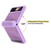 For Motorola Razr 40 5G Kickstand Phone Case Hinge Protection with Rear Screen Film