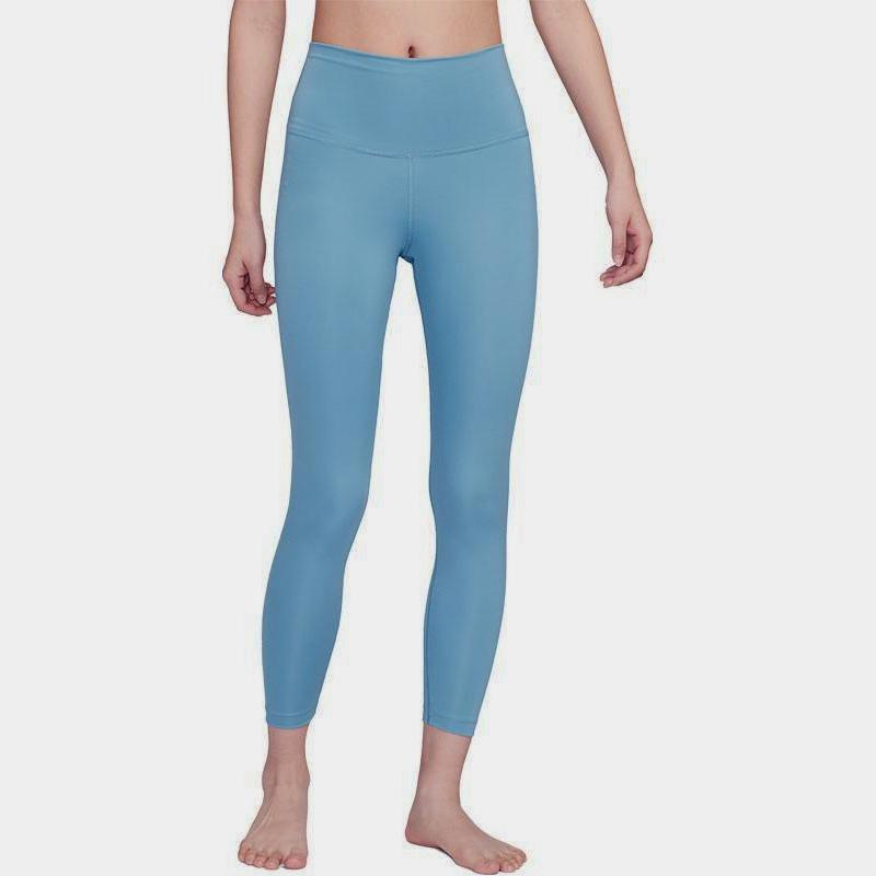 Nike Solid Color High-Waisted Slim Fit Workout Pants Women bottoms Blue DN4765-424