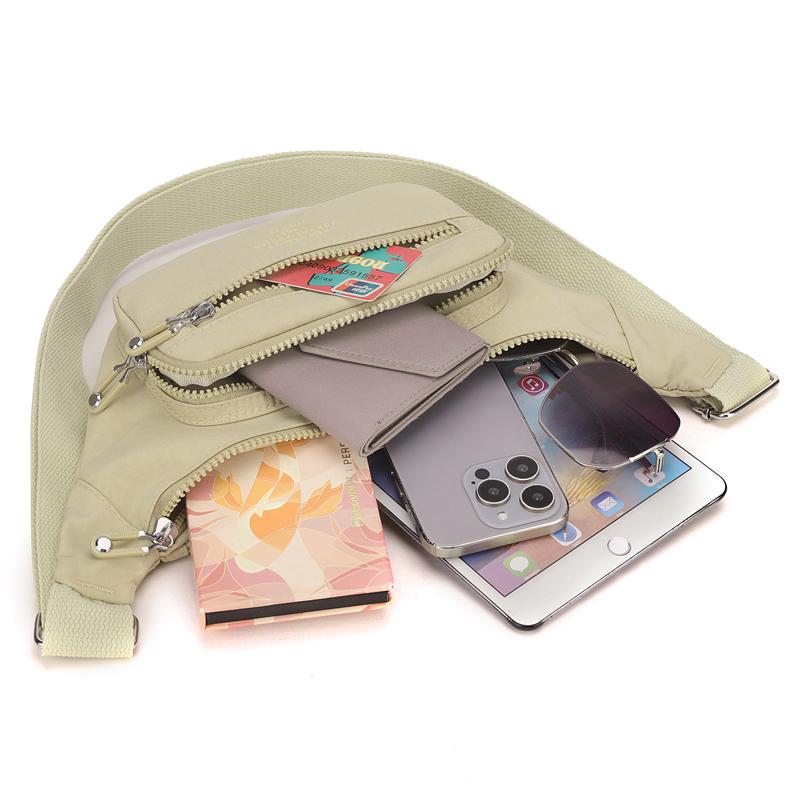 Geantă Multifuncțională de Talie pentru Exterior pentru Femei, Geantă de Piept de Mare Capacitate, Rezistentă la Uzură, Sport, Impermeabilă, de Umăr, Crossbody