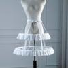 Bridal Petticoat Lovely Skirt Support Elastic Waist Half Skirt Adjustment Cosplay Daily Photography Skirt Supplies