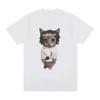 Funny Kendrick Lamar Kitty Cat Enthusiast T-shirt Women's Men's Fashion Short Sleeve TshirtCasual Tshirt Street
