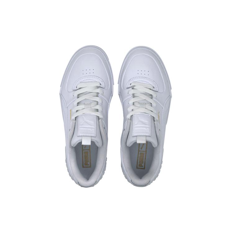 Puma Womens Cali Sport 'White Gold' (women's Sizes) White / White Skateboard Shoes 373871 01