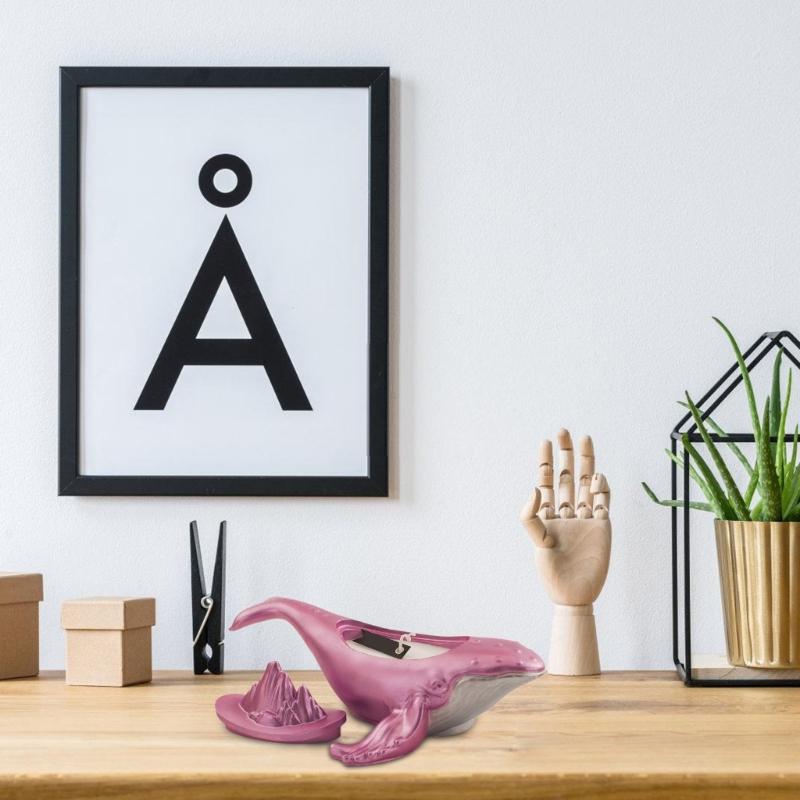 Silicone Whale Ocean Animal Storage Box Mold for Home Organization Heat Resistant Jewelry Container with Lid Mould