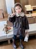 Girls' 2025 Fleece-Lined Leather Jacket - Thickened Winter & Autumn Fashion Coat