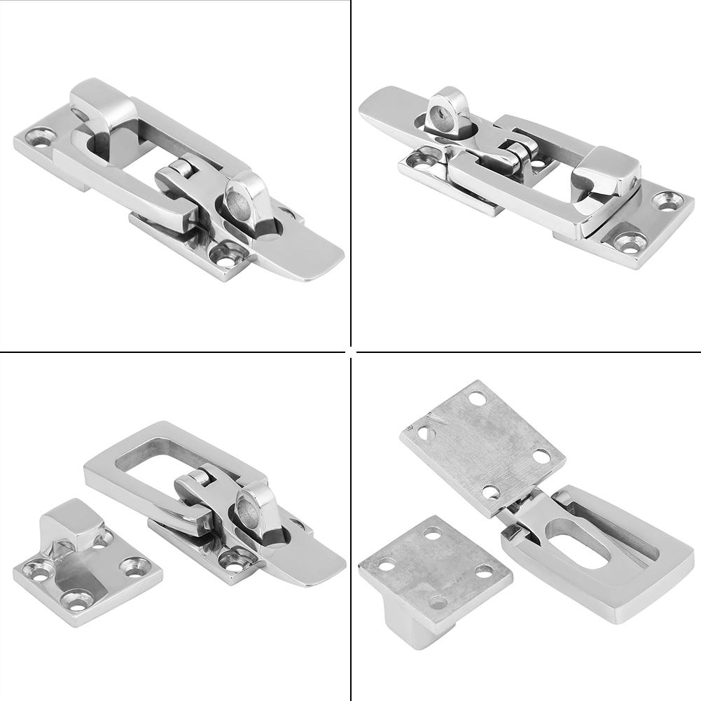 Stainless Steel Marine Boat Anti Rattle Locker Hatch Latch Clamp Fastener 70MM