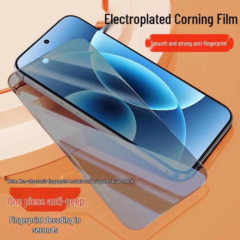 Xiaomi 17T Pro Anti-Fingerprint Privacy Screen Protector for Dust-Free Compartments