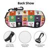 Checkered Plaid Anpanman Cartoon  Shell Eyeglasses Protector Cases Cute Sunglass Case Anime Superhero  Glasses Pouch