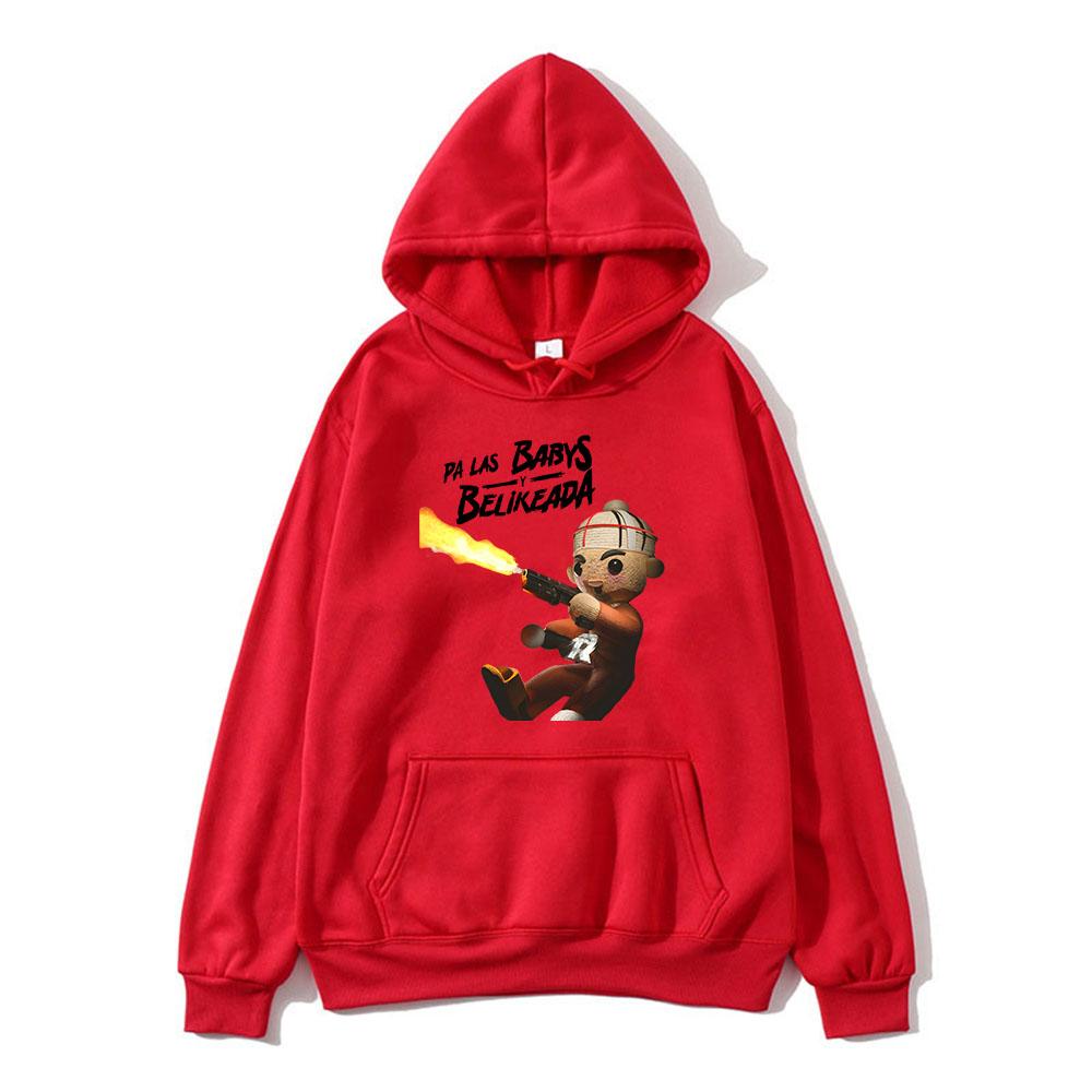 Fuerza Regida Hoodies Fleece Casual Long Sleeve Sweatshirts with Pocket Heavy Mental Graphic Printing Hooded Mens Tops