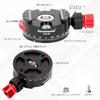 Koolehaoda Panoramic Tripod Head Full Metal Tripod Head with Index Compatible with Quick Release Plate 360º Rotator, Arca-Swiss