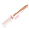 1Pc Schaber langlebig Holz Griff Utensil Spachtel Creme Butter abnehmbare Silikon