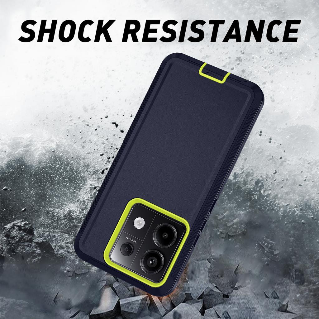 Custodia Robusta Ibrida OTT Defender per Xiaomi Redmi Note 15 13 Pro Plus 4G 5G 15C 13R - Copertura Protettiva Antiurto a 3 Strati