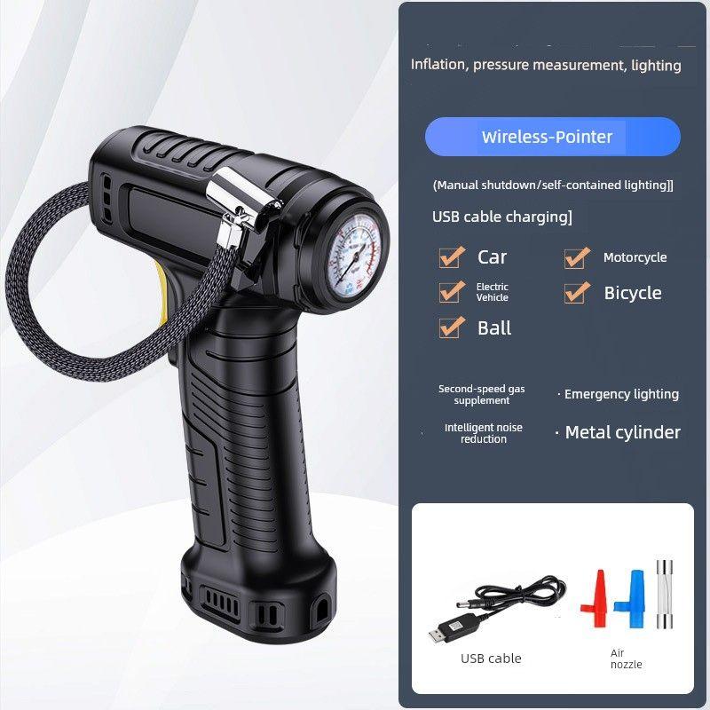 Car Air Pump, Car Tire Air Pump, High-Power Wireless Electric Air Pump, Car Supplies