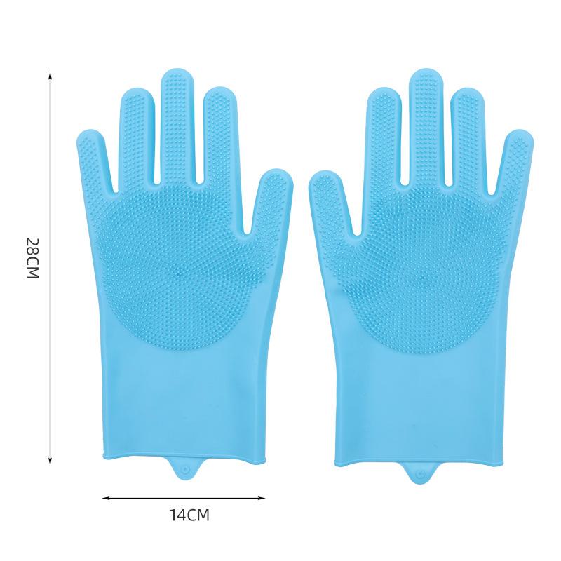 Pet Bathing Gloves, Anti-scratch and Anti-bite Cleaning Supplies for Dogs and Cats, Golden Retriever Bathing and Massage Brushes for Dogs and Cats