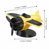 360° Rotary Car Center Console Decorations Solar Powered Aircraft Ornaments  Desktop Ornament