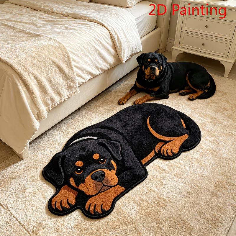 3D Animals Floor Mat, Home Bathroom Floor Mat, Quick-Drying Water Absorbing Foot Mat, Easy-to-Clean Bath Mat