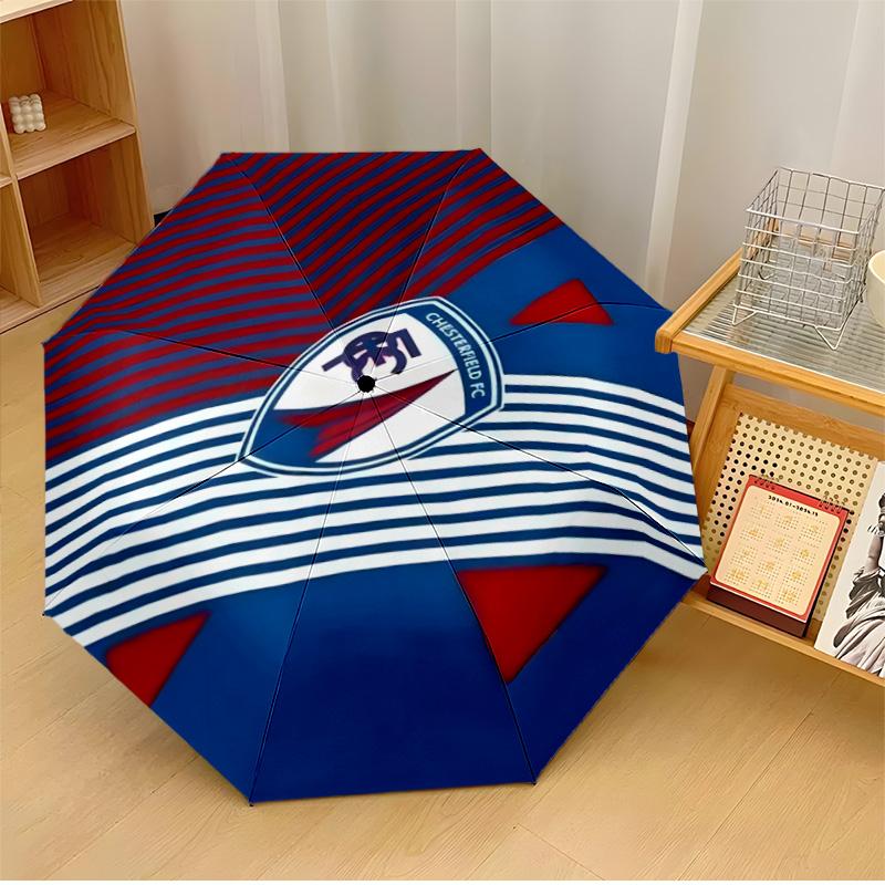Chesterfield F.C Printed umbrella lightweight for travel camping and leisure a musthave for family holidays and birthday gifts