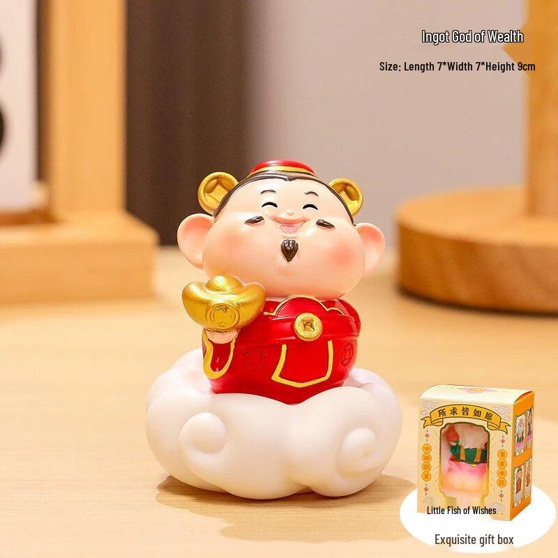 Estatueta de Rainha Mãe Lótus Ruijie Desenho Animado