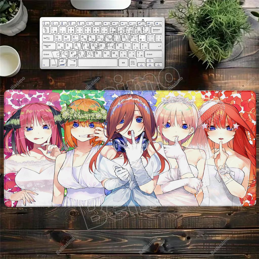 The Quintessential Quintuplets Anime Custom Skin Gaming Mouse Pad Gamer Desk Mat Keyboard Pad Decoration Mause Pad for PC Carpet