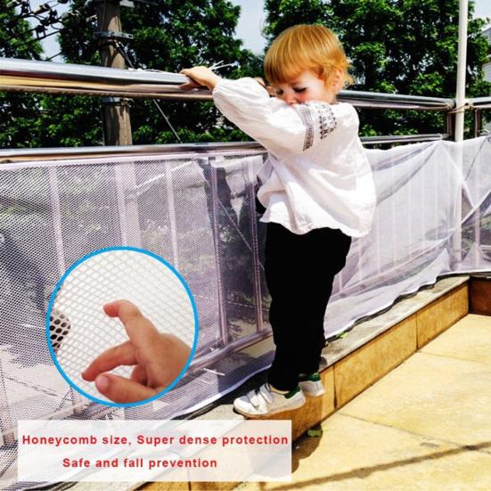 Protezione per ringhiera per scale per balconi di casa, per la sicurezza dei bambini, addensare la rete