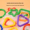 Geometric Ring Buckle Chain Building Block Necklace Toy for Kids - Educational and Developmental