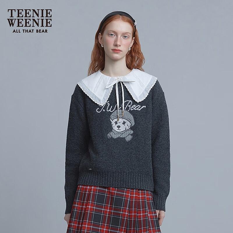 

Teenie Weenie Women s Little Bear Letter Winter Sweater S