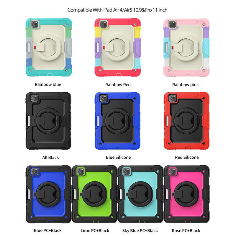 Minimalist Silicone Rotary Stand Case for iPad