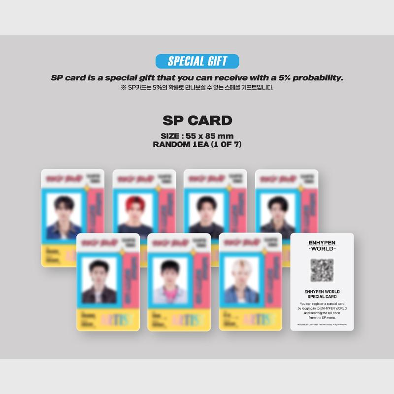 ENHYPEN WELT COUPONKARTEN SAMMLUNG ROCK BAND BASIC ver.
