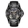 AILANG 8831Luxury Double Tourbillon Mechanical Watch Luminous Moon Phase Dial Automatic Clock Waterproof Bracelet Hollowed Reloj