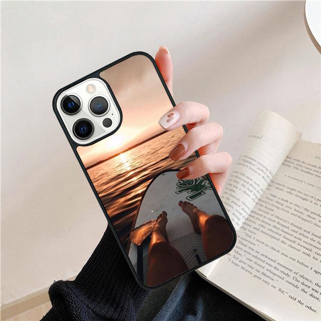Summer beach surfboard surfing Phone Case Cover For iPhone 17 Air 15 16 Pro Max 14 13 12 11 Pro Max Plus Coque
