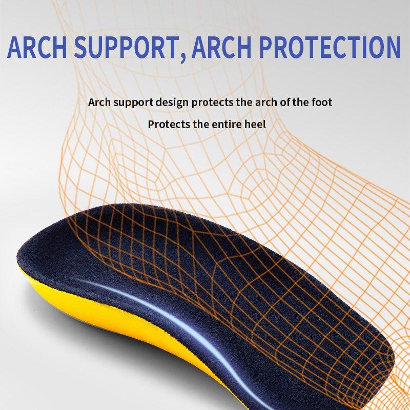 Xiaomi Half Orthopedic Insoles for Men Women Foot Heel Spurs Pain Cushion Foot Massager Care Insole Latex Soft Sole Running Shoes Pads