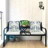 Skin-friendly Throw Pillow Cover Square Sofa Pillowcase Floral Swallow Cushion Cover  Office