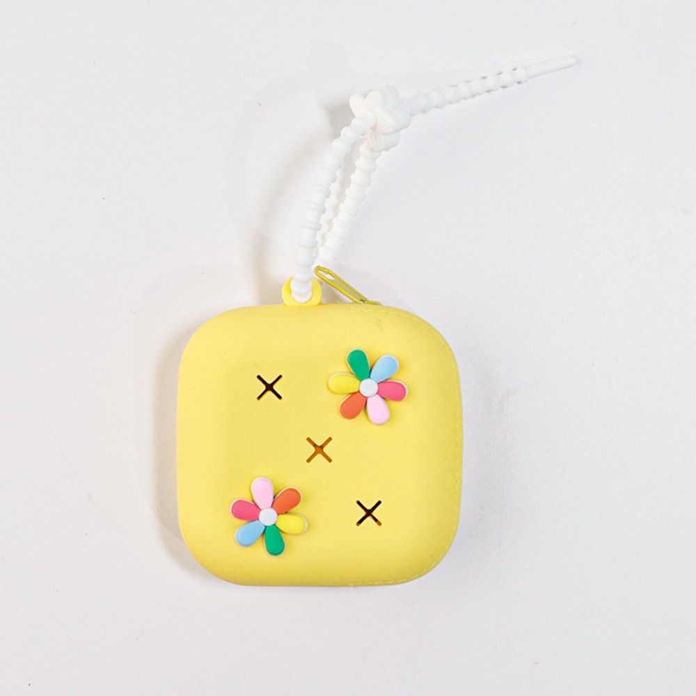 New Holes Coin Purse Silicone Zipper Card Holder Storage Bag