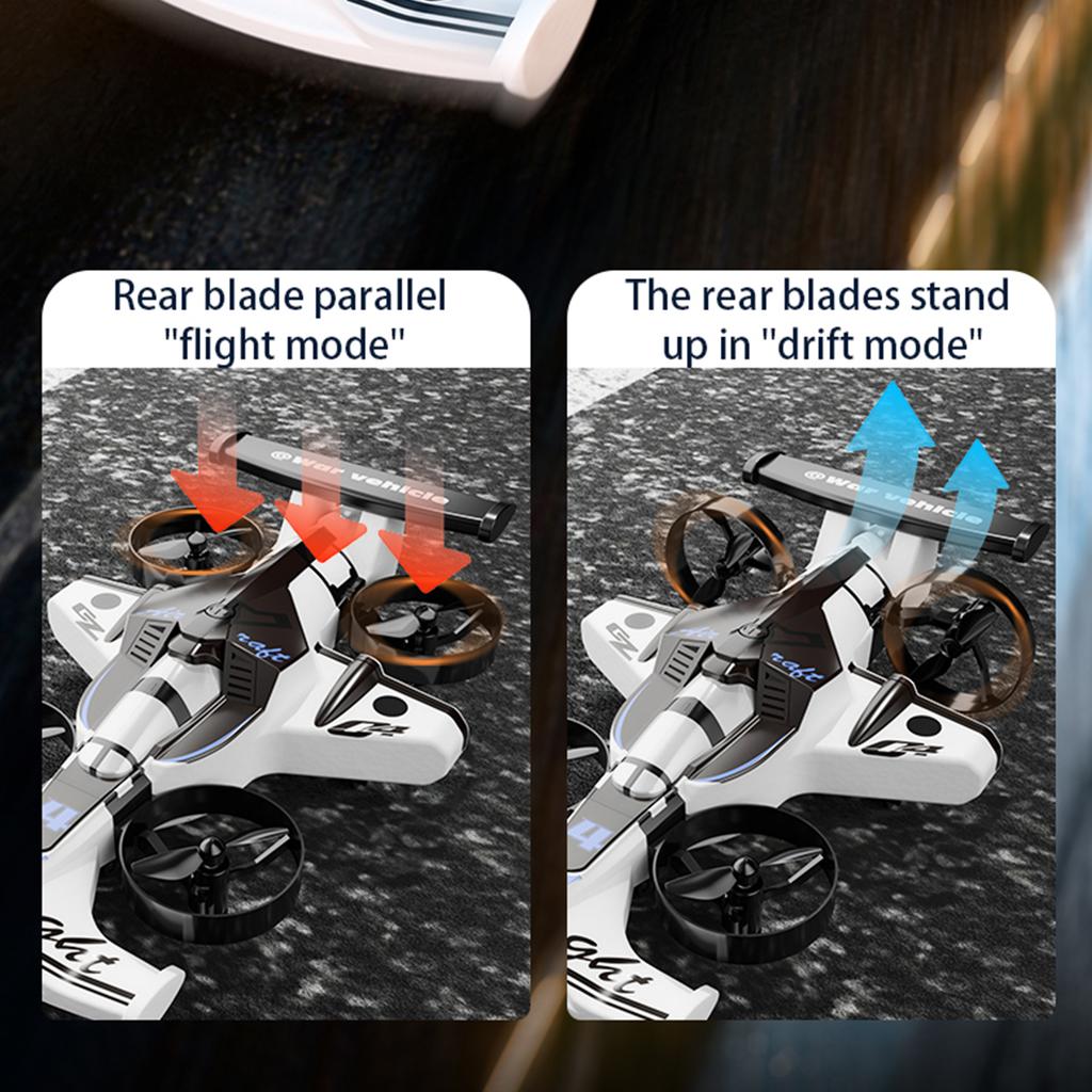 Land Air RC Quadcopter & Drift Car 360 Rotation Headless Mode Electric Aircraft Christmas Birthday Gifts for Adults & Teen Boys