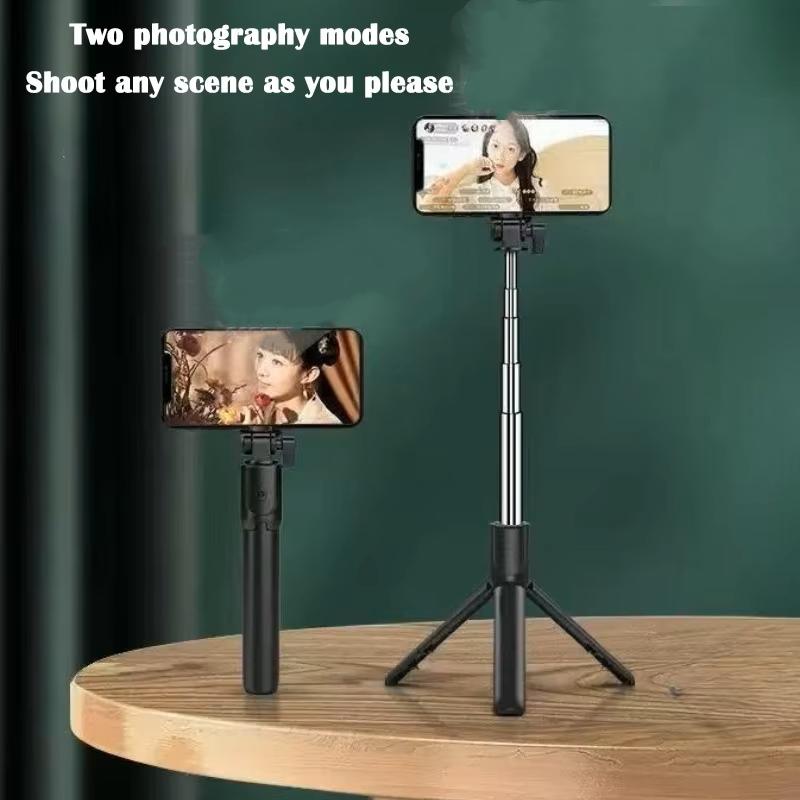 Wireless Bluetooth Selfie Stick Tripod Stand Without Fill Light Remote Shutter Tripod For iPhone  Xiaomi Live Phone Holder