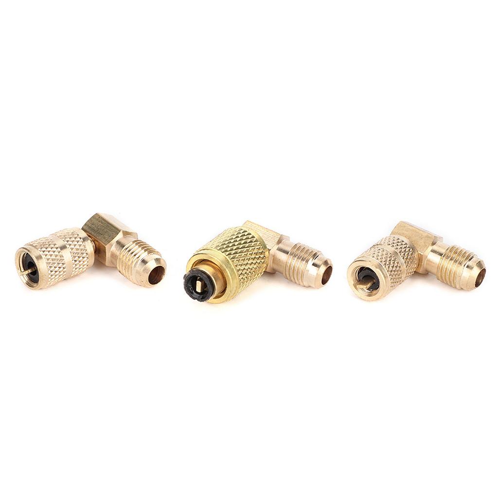 8pcs Set Air Conditioning Refrigeration R 12A C Connector Adapter Hoses R134A R12