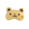 Cartoon Bear Eye Mask Series: DIY Phone Case, Hair Clip, Water Bottle Pendant, and Crocs Resin Accessories.