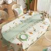 Oval Rectangular Universal Table Waterproof Tablecloth  Green Oil Proof Pvc Table Cover  Dining Table Cover Coffee Shop Decor