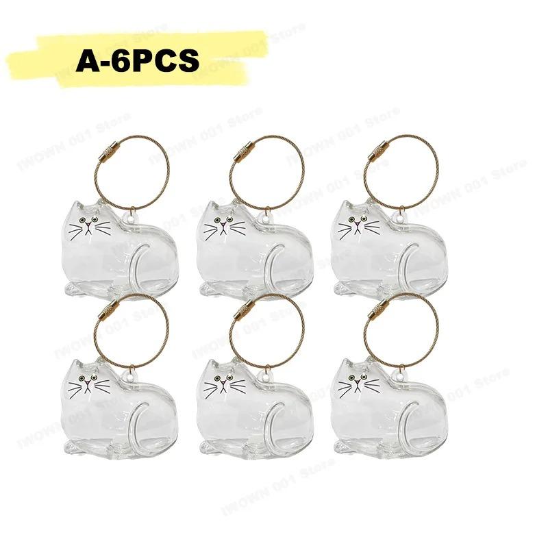 Katzenhaar Aufbewahrungsbox Hängender Katzen Schlüsselanhänger Anhänger Rucksack Katzen Tasche Hängende Deko Haustierhaar Aufbewahrung Niedlicher Schlüsselanhänger Haustier Souvenirs