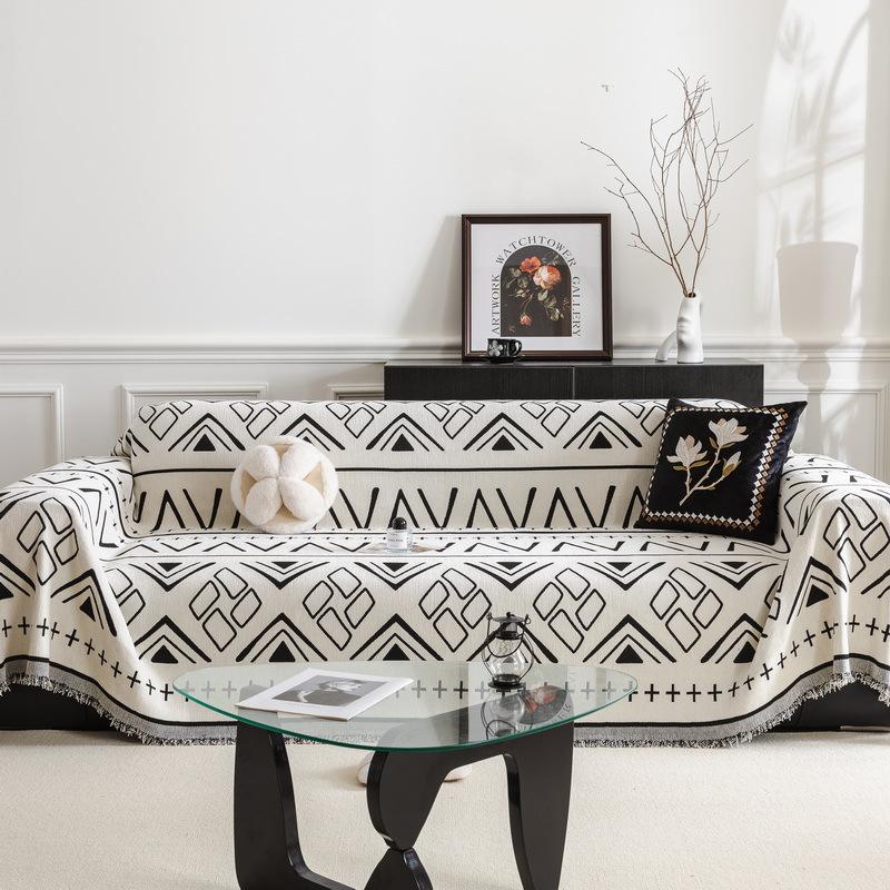 Simple Chenille Sofa Towel, Universal Sofa Cover for All Seasons, New Anti-cat Scratch All-inclusive Universal Cover Blanket