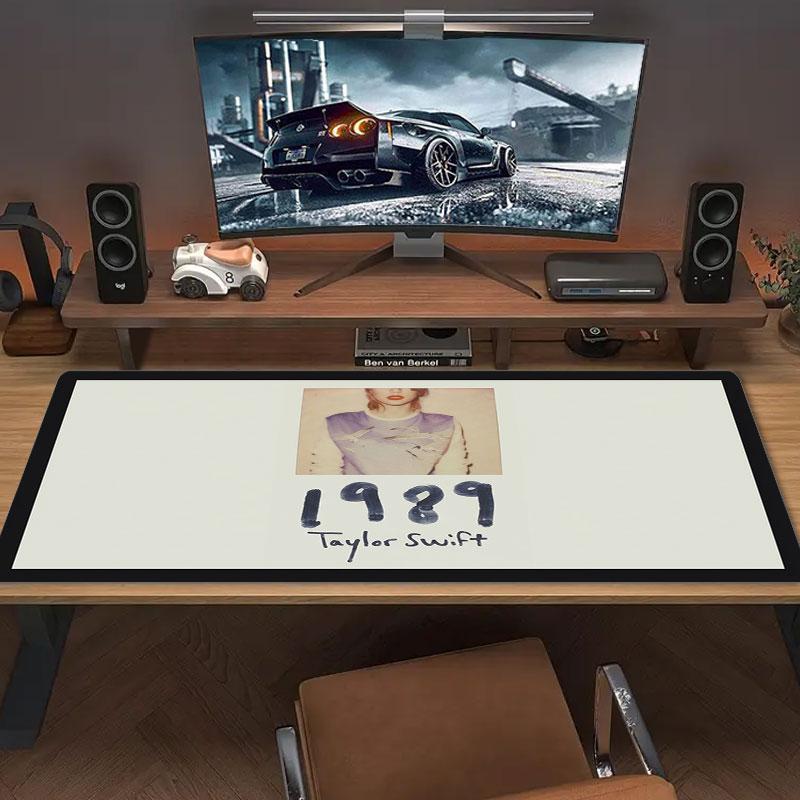 Taylor Swift Albums Large Size Mouse Pad Large Gaming Table Cushion Nonslip Laptop Tablet Big Mousepad Xxl Mat Mini Pc Playmat With Lock Edge