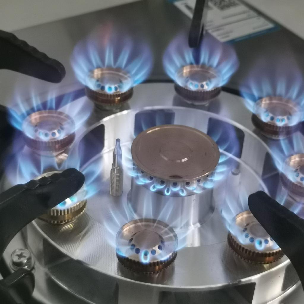 Kitchen Cooking High Fire Stove Stainless Steel Panel Embedded Gas Stove New Household Dual Stove Gas Cooker