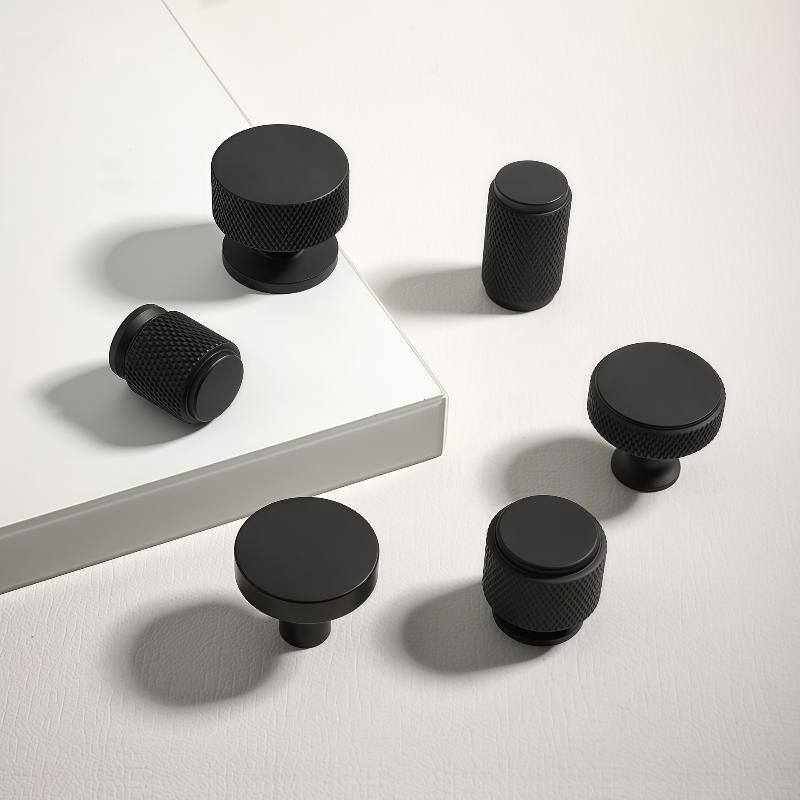 Simple Round Drawer Knobs In Various Shapes Aluminum Alloy Furniture Handles Kitchen Cabinet Handles Decorative Hardware