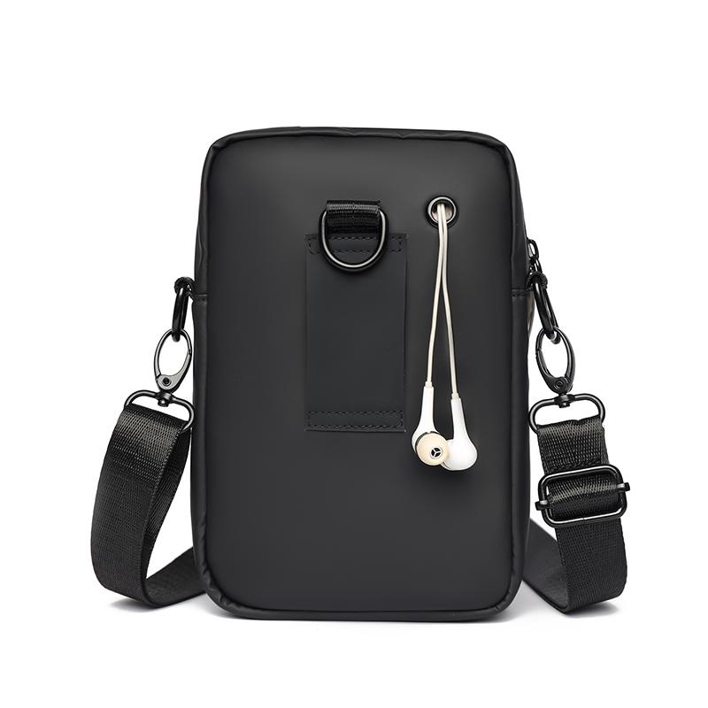 Sac Bandoulière Homme Sac pour Téléphone Portable Sac de Taille Multifonctionnel Sac Épaule Hydrofuge