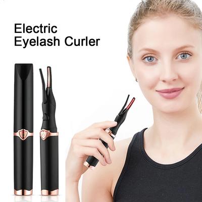 Portable 3 Temperature Mode Electric Heated Eyelash Curler Long Lasting Eyelash Makeup Tools Eyelash Curling Tools Makeup Tools