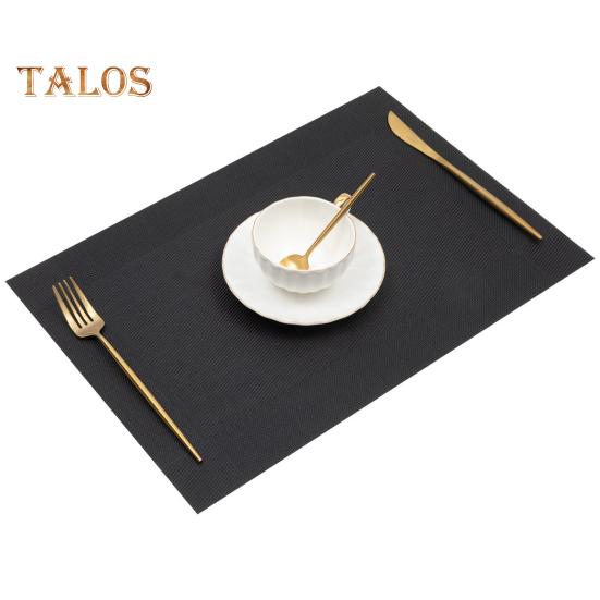 4-teiliges Tischset aus PVC, hitzebeständig, gewebte Tischsets für das Esszimmer, leicht zu reinigen, waschbarer Tischschutz, moderne Tischdekoration