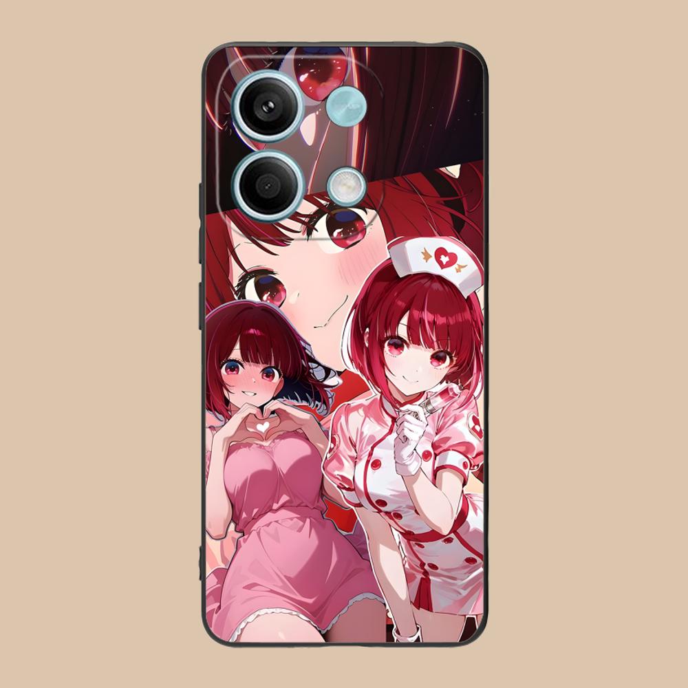 Oshinoko Arima Kana Phone Case for POCO M7 M6 M5 M4 M3 X7 X6 X5 X4 X3 Pro GT 5G Colorful Printing Cover Smartphone Pretty Cover